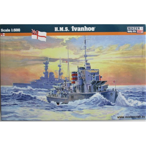 1/500 MisterCraft HMS Ivanhoe D16. I Class Destroyer S099